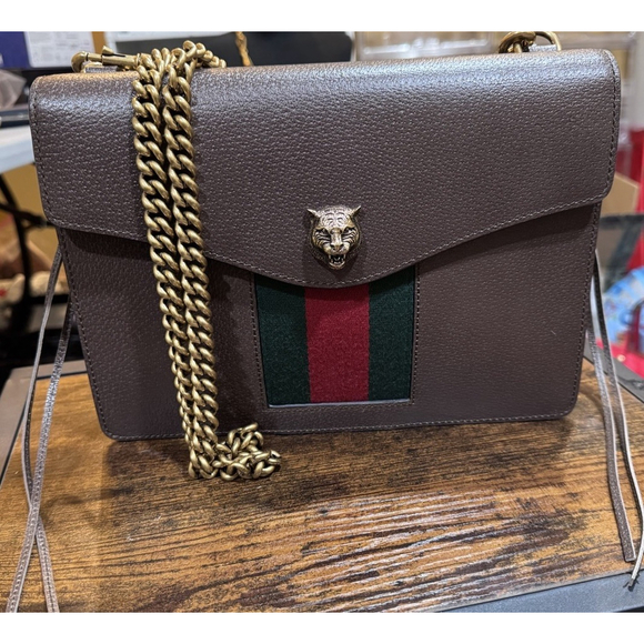 Gucci Animalier Tiger Head Shoulder Bag - Picture 2 of 16